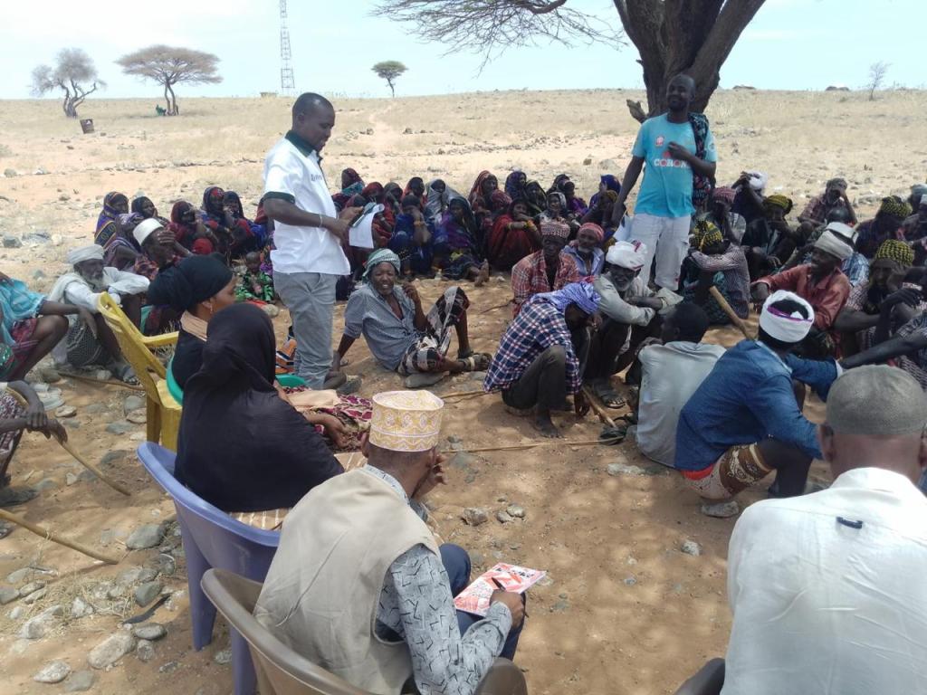 Community members in Northern Kenya ASAL region